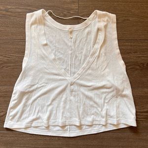Free people deep V tank top